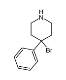 4-Brom-4-phenyl-piperidin Structure