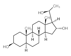 (3S,5S,8R,9S,10S,13S,14S,16R,17S)-17-(1-hydroxyethyl)-10,13-dimethyl-2,3,4,5,6,7,8,9,11,12,14,15,16,17-tetradecahydro-1H-cyclopenta[a]phenanthrene-3,16-diol Structure