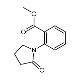 methyl 2-(2-oxo-pyrrolidin-1-yl)benzoate Structure