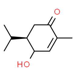 2-Cyclohexen-1-one,4-hydroxy-2-methyl-5-(1-methylethyl)-,(5R)-(9CI) Structure