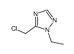 5-chloromethyl-1-ethyl-1H-[1,2,4]triazole结构式