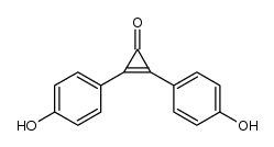 bis(4-hydroxyphenyl)cyclopropenone结构式