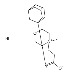 N-(1-adamantyl)-3-(4-methylmorpholin-4-ium-4-yl)propanamide,iodide Structure