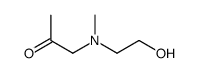 2-Propanone, 1-[(2-hydroxyethyl)methylamino]- (9CI) Structure