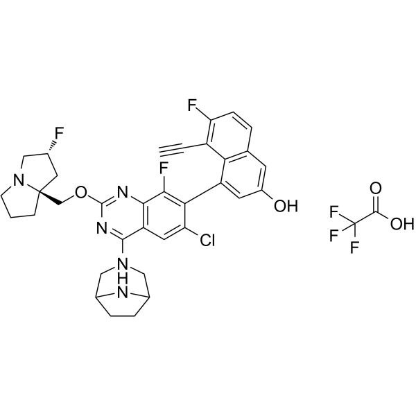 KRAS G12D inhibitor 3 TFA结构式