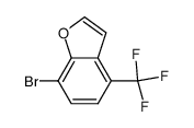 7-bromo-4-(trifluoromethyl)benzofuran structure