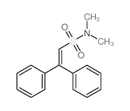 Ethenesulfonamide,N,N-dimethyl-2,2-diphenyl- Structure