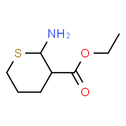 2H-Thiopyran-3-carboxylicacid,2-aminotetrahydro-,ethylester(8CI) Structure