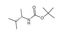 Carbamic acid, [(1S)-1,2-dimethylpropyl]-, 1,1-dimethylethyl ester (9CI) Structure