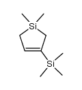 3-trimethylsilyl-1,1-dimethyl-1-silacyclopent-3-ene Structure