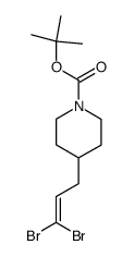 tert-butyl 4-(3,3-dibromoallyl)piperidine-1-carboxylate Structure