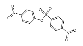 p-Nitrophenyl p-nitrobenzenesulphonate结构式