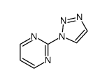Pyrimidine, 2-(1H-1,2,3-triazol-1-yl)- (8CI) Structure