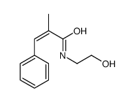 N-(2-Hydroxyethyl)-2-methyl-3-phenylpropenamide结构式