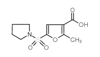 2-甲基-5-(1-吡咯烷基磺酰基)-3-呋喃羧酸图片