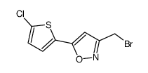 3-(bromomethyl)-5-(5-chlorothiophen-2-yl)-1,2-oxazole Structure