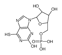 6-thioxanthine 5'-monophosphate结构式