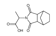 2-(3,5-二氧代-4-氮杂三环[5.2.1.0*2,6*]-4-癸基)丙酸结构式
