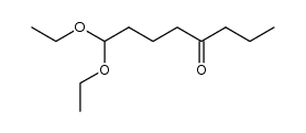 8,8-diethoxy-octan-4-one结构式