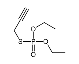 2-Propyne-1-thiol, S-ester with o,o-diethyl phosphorothioate结构式