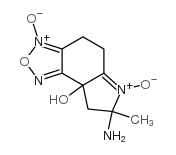 8aH-Pyrrolo[3,2-e]-2,1,3-benzoxadiazol-8a-ol,7-amino-4,5,7,8-tetrahydro-7-methyl-,3,6-dioxide(9CI) structure