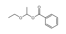 1-ethoxy-1-benzoyloxy-ethane Structure