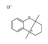 3a,9-dimethyl-2,3-dihydro-1H-pyrrolo[2,1-b][1,3]benzothiazol-9-ium,chloride结构式