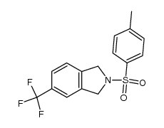 2-tosyl-5-(trifluoromethyl)isoindoline结构式