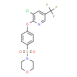 3-CHLORO-5-(TRIFLUOROMETHYL)-2-PYRIDINYL 4-(MORPHOLINOSULFONYL)PHENYL ETHER picture