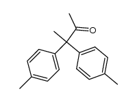 3,3-di-p-tolylbutan-2-one Structure