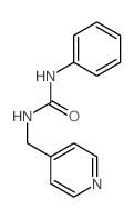 3-phenyl-1-(pyridin-4-ylmethyl)urea structure