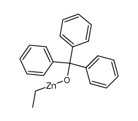 ethyl(triphenylmethoxy)zinc Structure