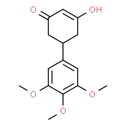 3-hydroxy-5-(3,4,5-trimethoxyphenyl)cyclohex-2-en-1-one结构式
