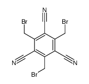 2,4,6-tris(bromomethyl)benzene-1,3,5-tricarbonitrile Structure