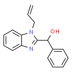 (1-allyl-1H-benzo[d]imidazol-2-yl)(phenyl)methanol结构式