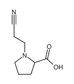 1-(2-氰基乙基)脯氨酸结构式