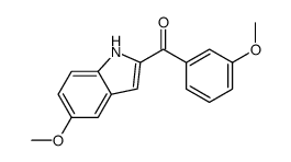 (5-methoxy-1H-indol-2-yl)-(3-methoxyphenyl)methanone Structure