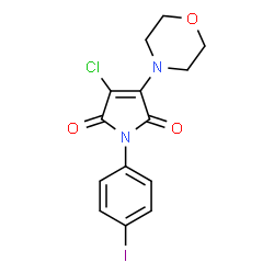 3-Chloro-1-(4-iodophenyl)-4-(4-morpholinyl)-1H-pyrrole-2,5-dione picture