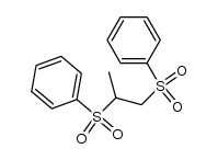 1,2-bis-benzenesulfonyl-propane结构式