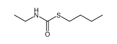 ethyl-thiocarbamic acid S-butyl ester Structure