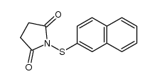 1-(naphthalen-2-ylthio)pyrrolidine-2,5-dione结构式