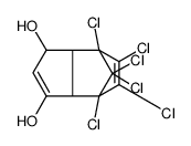 4,5,6,7,8,8-hexachloro-3a,4,7,7a-tetrahydro-1H-4,7-methanoindene-1,3-diol Structure