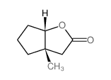 (1S,5S)-1-methyl-4-oxabicyclo[3.3.0]octan-3-one结构式