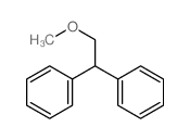(2-methoxy-1-phenyl-ethyl)benzene structure