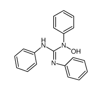 N-hydroxy-N,N',N''-triphenyl-guanidine结构式