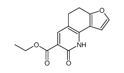 ethyl 2-oxo-1,2,5,6-tetrahydrofuro[2,3-h]quinoline-3-carboxylate Structure