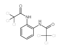 N,N-(o-Phenylene)bis(2,2,2-trichloroacetamide) structure