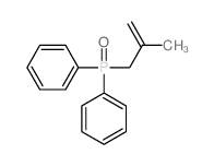 (2-methylprop-2-enyl-phenyl-phosphoryl)benzene Structure