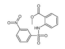 methyl 2-[(3-nitrophenyl)sulfonylamino]benzoate Structure