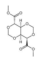 O2,O4,O3,O5-dimethanediyl-D-glucaric acid dimethyl ester Structure